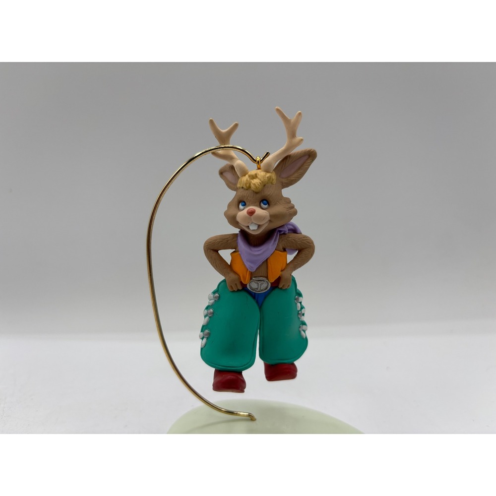 Hallmark Keepsake Dated 1994 Vintage Jump Along Jackolope Handcrafted Ornament
